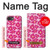 S4097 ピンク花柄 Pink Floral Seamless Pattern Design iPhone 16e, 17e バックケース、フリップケース・カバー