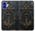 S4106 アンカーと舵輪アート Vintage Maritime Anchor Helm Art iPhone 16 バックケース、フリップケース・カバー