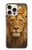 S4093 王冠ライオンアート Royal Lion Portrait Artwork iPhone 16 pro バックケース、フリップケース・カバー