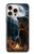 S4095 森のクマ幻想画 Majestic Bear Indian Wilderness Art iPhone 16 pro バックケース、フリップケース・カバー