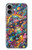 S4085 宇宙船サイケアート Cosmic Spaceship Psychedelic Art iPhone 16 plus バックケース、フリップケース・カバー