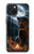 S4095 森のクマ幻想画 Majestic Bear Indian Wilderness Art iPhone 15 バックケース、フリップケース・カバー