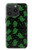 S4087 かわいいおばけ柄 Cute Green Ghost Cartoon Pattern iPhone 15 Pro バックケース、フリップケース・カバー