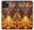 S4090 炎のドラゴンアート Epic Fire Dragon Fantasy Illustration iPhone 13 Pro Max バックケース、フリップケース・カバー