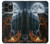 S4095 森のクマ幻想画 Majestic Bear Indian Wilderness Art iPhone 13 Pro Max バックケース、フリップケース・カバー