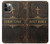 S4109 アンティーク聖書風表紙 Vintage Antique Bible Book Cover Art iPhone 12, iPhone 12 Pro バックケース、フリップケース・カバー