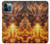S4090 炎のドラゴンアート Epic Fire Dragon Fantasy Illustration iPhone 12 Pro Max バックケース、フリップケース・カバー