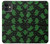 S4087 かわいいおばけ柄 Cute Green Ghost Cartoon Pattern iPhone 11 バックケース、フリップケース・カバー
