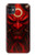 S4099 赤鬼幻想アート Mystic Red Demon Illustration iPhone 11 バックケース、フリップケース・カバー