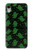 S4087 かわいいおばけ柄 Cute Green Ghost Cartoon Pattern iPhone XR バックケース、フリップケース・カバー
