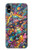 S4085 宇宙船サイケアート Cosmic Spaceship Psychedelic Art iPhone X, iPhone XS バックケース、フリップケース・カバー