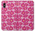 S4097 ピンク花柄 Pink Floral Seamless Pattern Design iPhone X, iPhone XS バックケース、フリップケース・カバー