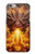 S4090 炎のドラゴンアート Epic Fire Dragon Fantasy Illustration iPhone 6 6S バックケース、フリップケース・カバー