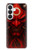 S4099 赤鬼幻想アート Mystic Red Demon Illustration Samsung Galaxy S26 バックケース、フリップケース・カバー
