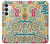 S4078 カラフル落書き柄 Abstract Colorful Doodle Pattern Samsung Galaxy S25 FE バックケース、フリップケース・カバー