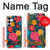 S4105 カラフル花柄 Vibrant Colorful Floral Pattern Samsung Galaxy S25 FE バックケース、フリップケース・カバー