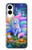 S4088 幻想キツネ精霊 Fantasy Fox Spirit Magical Artwork Samsung Galaxy S25 Edge バックケース、フリップケース・カバー