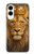 S4093 王冠ライオンアート Royal Lion Portrait Artwork Samsung Galaxy S25 Edge バックケース、フリップケース・カバー