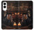 S4102 スカルバーアート Vintage Skull Tavern Artwork Samsung Galaxy S25 Edge バックケース、フリップケース・カバー