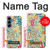 S4078 カラフル落書き柄 Abstract Colorful Doodle Pattern Samsung Galaxy S25 バックケース、フリップケース・カバー