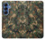 S4091 デジタル迷彩柄 Green Digital Camouflage Pattern Samsung Galaxy S25 バックケース、フリップケース・カバー