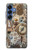 S4100 レトロ科学コラージュ Vintage Scientific Discovery Collage Samsung Galaxy S25 バックケース、フリップケース・カバー