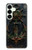 S4106 アンカーと舵輪アート Vintage Maritime Anchor Helm Art Samsung Galaxy S25 Plus バックケース、フリップケース・カバー