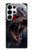 S4094 月夜のオオカミ Wolf Moonlight Fantasy Art Samsung Galaxy S25 Ultra バックケース、フリップケース・カバー