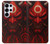 S4099 赤鬼幻想アート Mystic Red Demon Illustration Samsung Galaxy S25 Ultra バックケース、フリップケース・カバー
