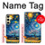S4081 幻想銀河夜空アート Dreamy Spiral Galaxy Night Sky Art Samsung Galaxy S24 FE バックケース、フリップケース・カバー