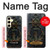 S4106 アンカーと舵輪アート Vintage Maritime Anchor Helm Art Samsung Galaxy S24 バックケース、フリップケース・カバー