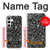 S4101 モンスター柄 Cute Cartoon Monster Pattern Samsung Galaxy S24 Plus バックケース、フリップケース・カバー