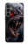 S4094 月夜のオオカミ Wolf Moonlight Fantasy Art Samsung Galaxy S23 FE バックケース、フリップケース・カバー