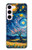 S4081 幻想銀河夜空アート Dreamy Spiral Galaxy Night Sky Art Samsung Galaxy S23 バックケース、フリップケース・カバー