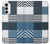 S4082 モダンパッチワーク柄 Modern Geometric Patchwork Pattern Samsung Galaxy S23 バックケース、フリップケース・カバー