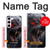 S4094 月夜のオオカミ Wolf Moonlight Fantasy Art Samsung Galaxy S23 バックケース、フリップケース・カバー