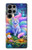 S4088 幻想キツネ精霊 Fantasy Fox Spirit Magical Artwork Samsung Galaxy S23 Ultra バックケース、フリップケース・カバー