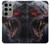 S4094 月夜のオオカミ Wolf Moonlight Fantasy Art Samsung Galaxy S23 Ultra バックケース、フリップケース・カバー