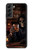 S4102 スカルバーアート Vintage Skull Tavern Artwork Samsung Galaxy S22 Plus バックケース、フリップケース・カバー