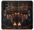 S4102 スカルバーアート Vintage Skull Tavern Artwork Samsung Galaxy S22 Ultra バックケース、フリップケース・カバー