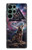 S4110 オオカミと古代紋章 Mystic Wolf Ancient Symbol Artwork Samsung Galaxy S22 Ultra バックケース、フリップケース・カバー