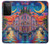 S4083 月夜のベネチア風景 Colorful Painting Moonlit Venice City Samsung Galaxy S21 Ultra 5G バックケース、フリップケース・カバー