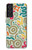 S4078 カラフル落書き柄 Abstract Colorful Doodle Pattern Samsung Galaxy S21 FE 5G バックケース、フリップケース・カバー