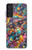 S4085 宇宙船サイケアート Cosmic Spaceship Psychedelic Art Samsung Galaxy S21 FE 5G バックケース、フリップケース・カバー