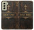 S4109 アンティーク聖書風表紙 Vintage Antique Bible Book Cover Art Samsung Galaxy S21 FE 5G バックケース、フリップケース・カバー
