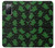 S4087 かわいいおばけ柄 Cute Green Ghost Cartoon Pattern Samsung Galaxy S20 FE バックケース、フリップケース・カバー
