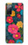 S4105 カラフル花柄 Vibrant Colorful Floral Pattern Samsung Galaxy S20 FE バックケース、フリップケース・カバー