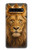 S4093 王冠ライオンアート Royal Lion Portrait Artwork Samsung Galaxy S10 5G バックケース、フリップケース・カバー