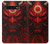 S4099 赤鬼幻想アート Mystic Red Demon Illustration Samsung Galaxy S10 バックケース、フリップケース・カバー