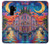 S4083 月夜のベネチア風景 Colorful Painting Moonlit Venice City Samsung Galaxy S9 Plus バックケース、フリップケース・カバー